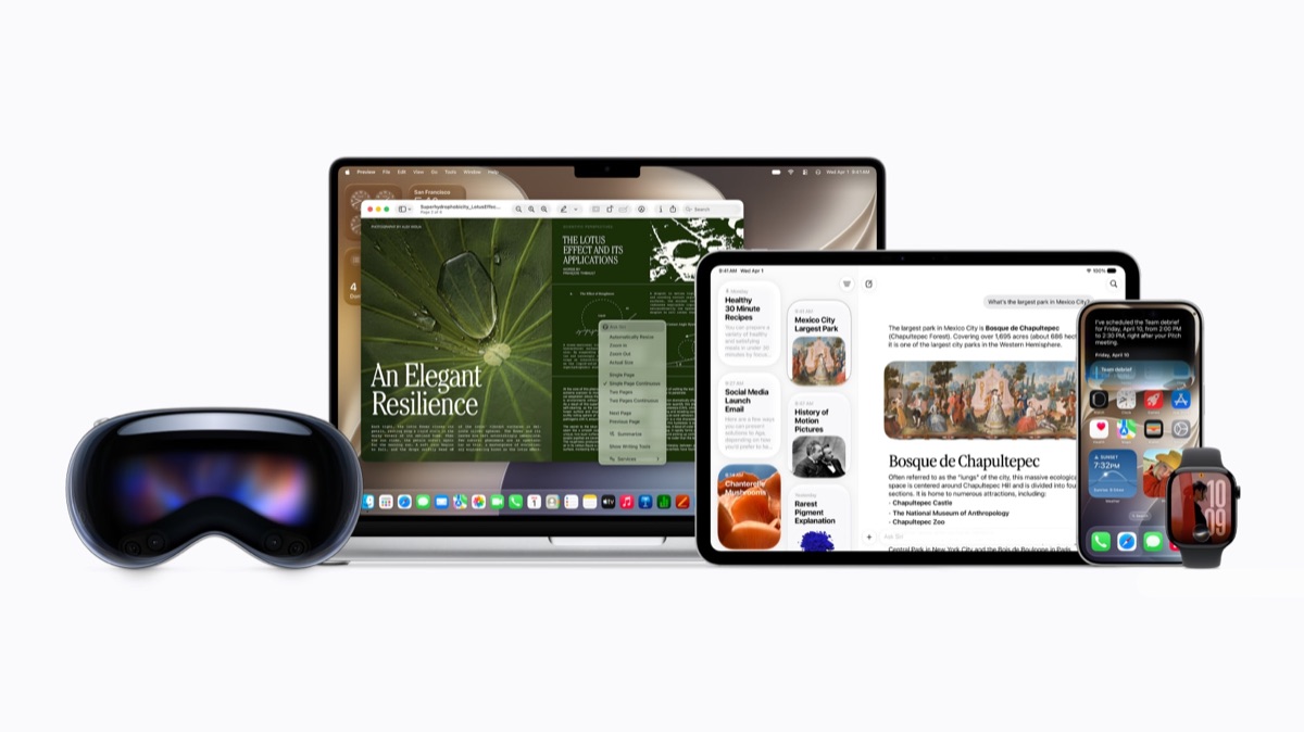 Apple's Siri AI hero image from WWDC 2026, where Apple introduced the rebuilt Siri powered by Apple Foundation Models built in collaboration with Google's Gemini, across iOS 27, iPadOS 27, macOS 27 Golden Gate, watchOS 27, tvOS 27, and visionOS 27